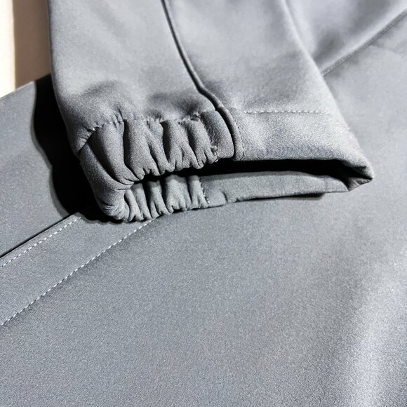 Gray Boys Size M Columbia Fall Jacket with Neon Green Zipper - Picture 6 of 16